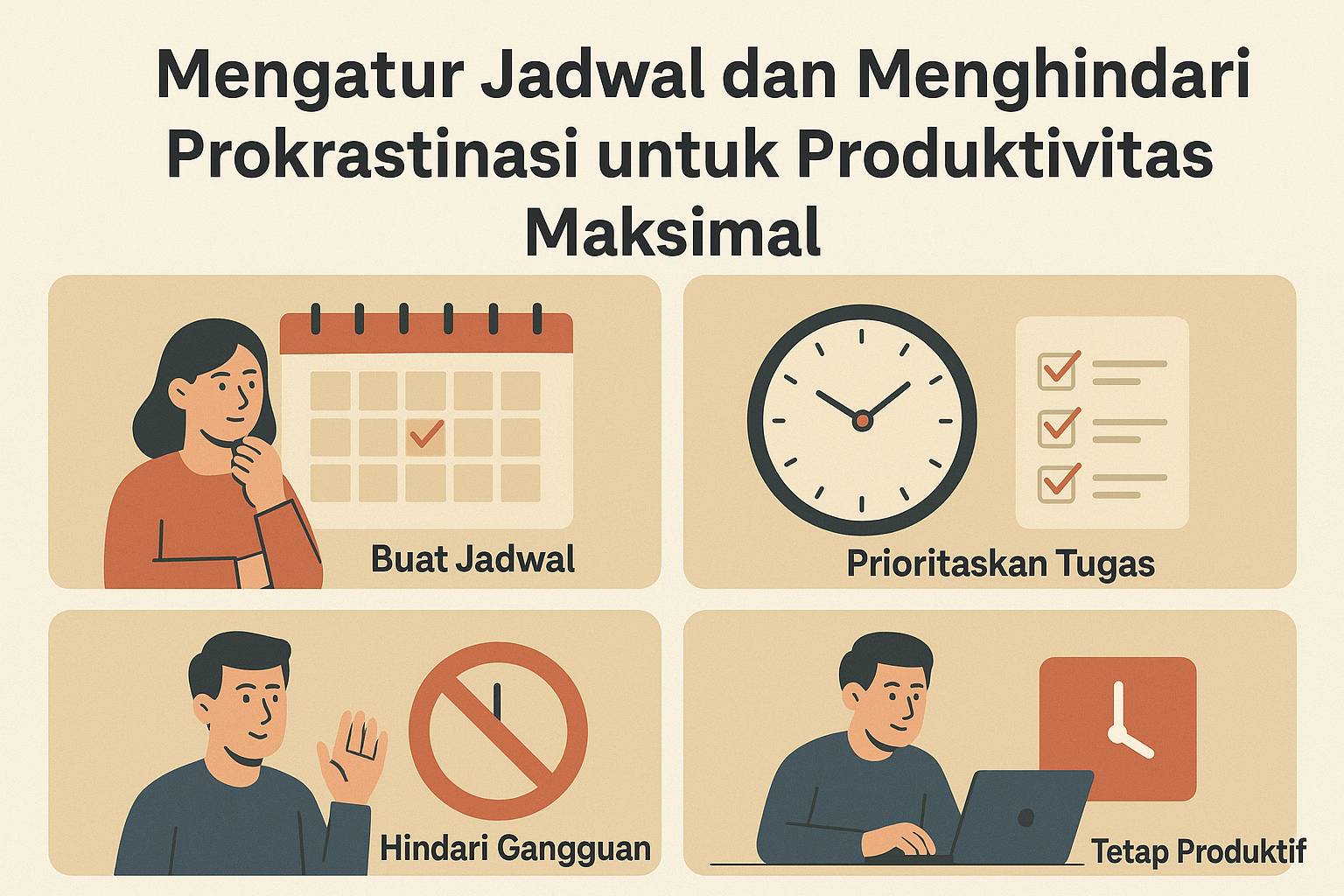 Mengatur Jadwal dan Menghindari Prokrastinasi untuk Produktivitas Maksimal